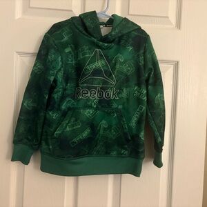 Reebok Kids' Minecraft Green Graphic Hoodie
